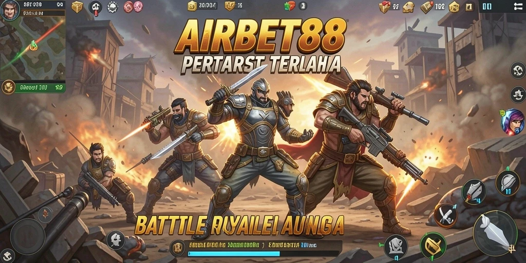 Gameplay seru dalam pertarungan Battle Royale yang mendebarkan.