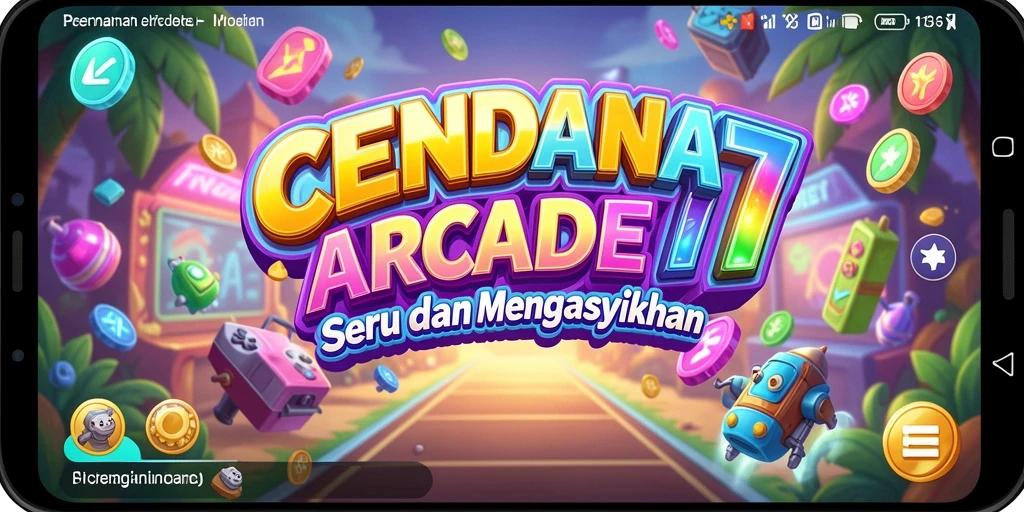 Tampilan gameplay seru dari CENDANA777 dengan aksi Arcade yang menggembirakan.