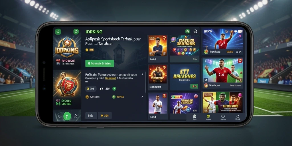 Tampilan screenshot IDRKING menampilkan taruhan langsung yang menarik.