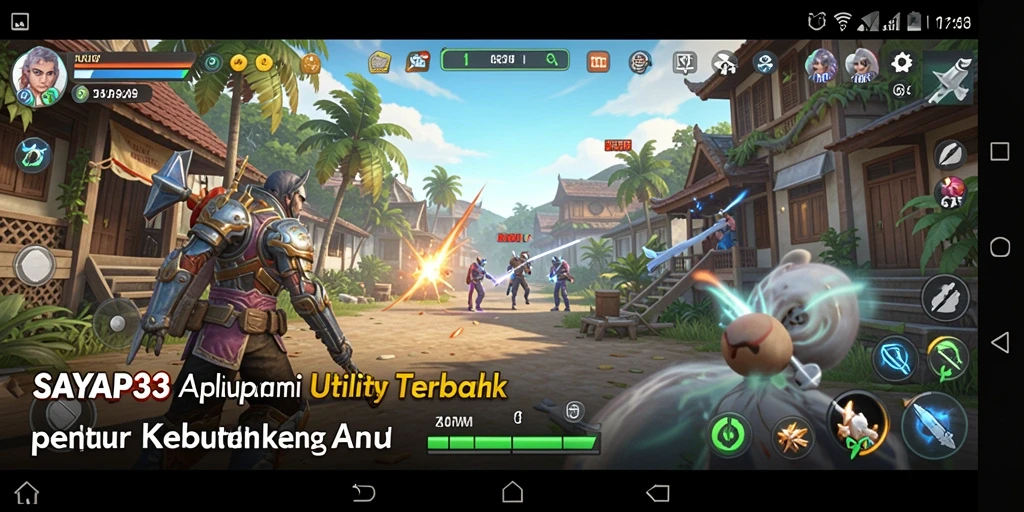 Screenshot utama SAYAP33 menunjukkan antarmuka aplikasi yang intuitif dan fitur canggih.